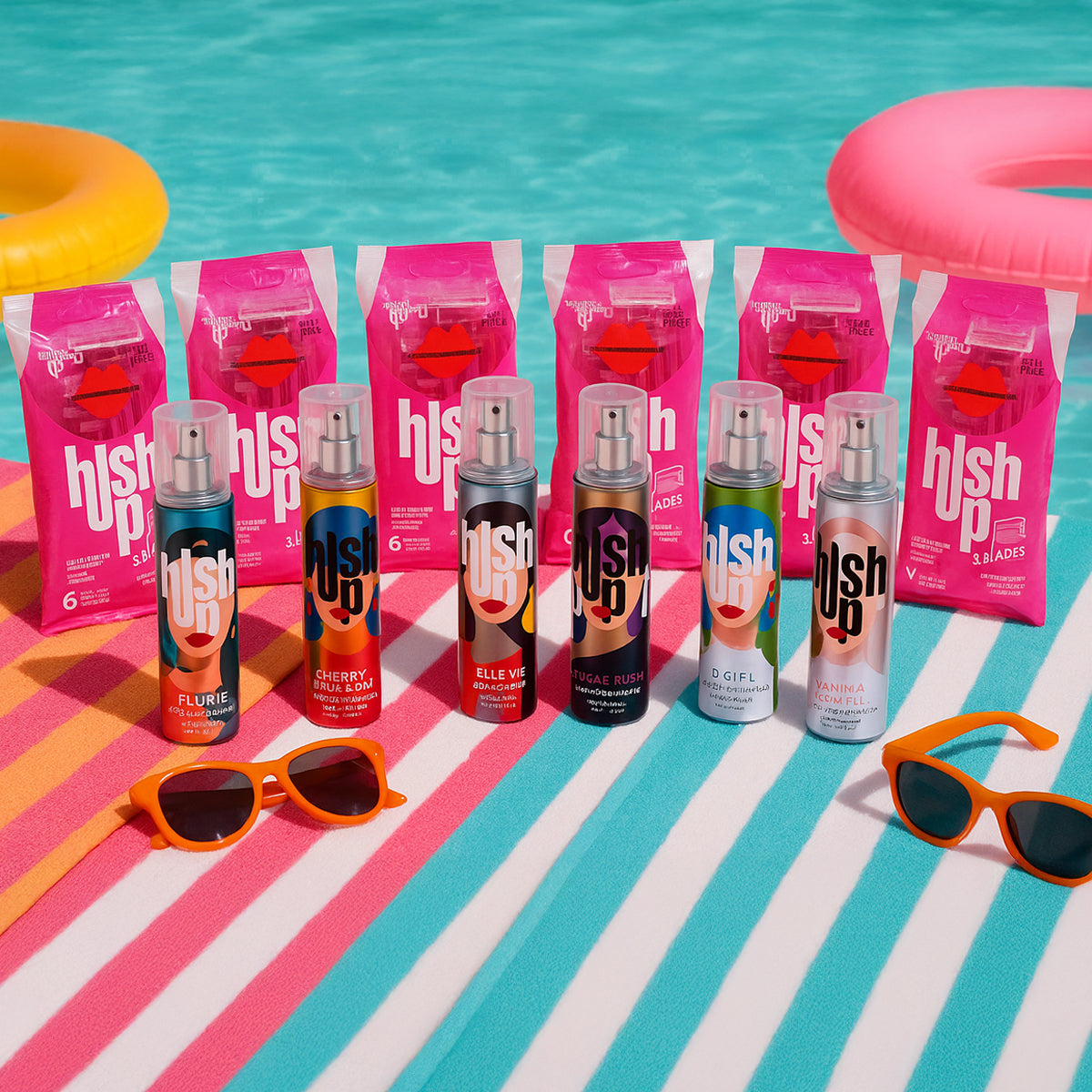 6 Splash + 6 Razors Packs + Free Shipping